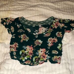 2 piece crop top pant set